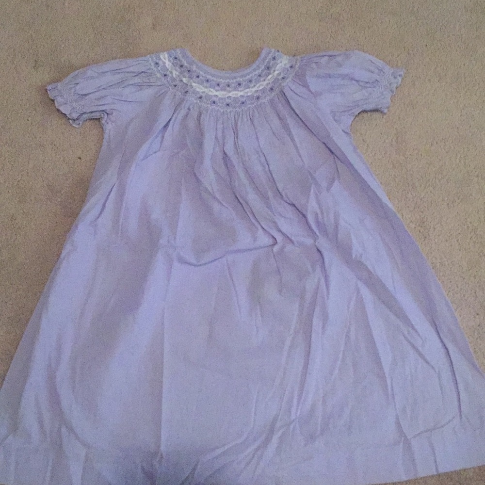Purple smock